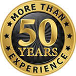 More than 50 years experience